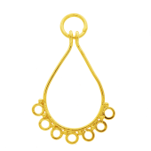 Vermeil Gold-Plated Bali Earring Chandelier - FS4266-V