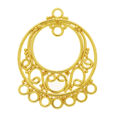 Vermeil Gold-Plated Bali Earring Chandelier - FS4273-V