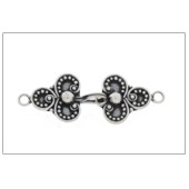 Sterling Silver Bali Bee Clasp - CS5604