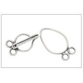 Sterling Silver Multi-Strand Clasp - CS5802