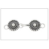 Sterling Silver Sun Flowe Clasp - CS5602