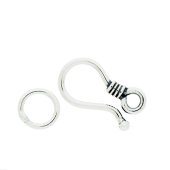 Sterling Silver Simple Hook Clasp - CS5513