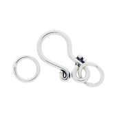 Sterling Silver Simple Hook Clasp - CS5534