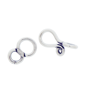 Sterling Silver Small Hook Clasp - CS5527