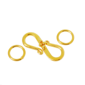 Vermeil Gold-Plated Bali S Clasp - CS5701-V