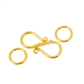 Vermeil Gold-Plated Bali S Clasp - CS5702-V