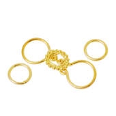 Vermeil Gold-Plated Bali S Clasp - CS5704-V