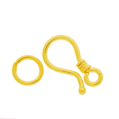 Vermeil Gold-Plated Simple Hook Clasp - CS5513-V