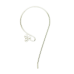 Sterling Silver Bali Ear Wire - EW4023