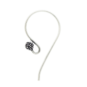 Sterling Silver Bali Ear Wire - EW4024