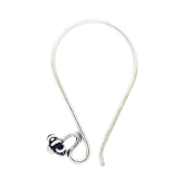 Sterling Silver Bali Ear Wire - EW4037