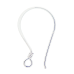 Sterling Silver Flat Hook Ear Wire - EW4002F