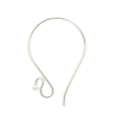 Sterling Silver Goose Neck Ear Wire - EW4031