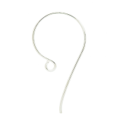 Sterling Silver Long Tail Ear Wire - EW4021