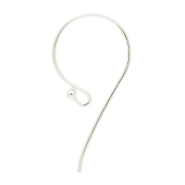 Sterling Silver Long Tail Ear Wire - EW4022