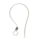 Sterling Silver Simple Ear Wire - EW4001