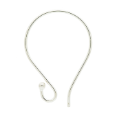 Sterling Silver Simple Ear Wire - EW4032L