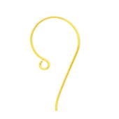 Vermeil Gold-Plated Long Tail Ear Wire - EW4021-V
