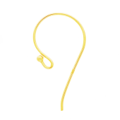 Vermeil Gold-Plated Long Tail Ear Wire - EW4022-V