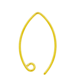 Vermeil Gold-Plated Simple Ear Wire - EW4042-V