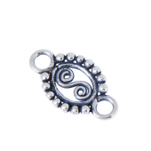Sterling Silver Filigree Bead Connector - FS4805