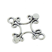 Sterling Silver Filigree Bead Connector - FS4810