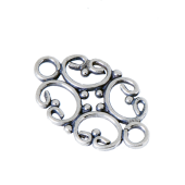 Sterling Silver Filigree Bead Connector - FS4825