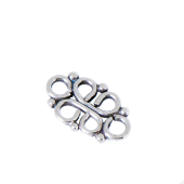 Sterling Silver Filigree Bead Connector - FS4832