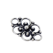 Sterling Silver Filigree Bead Connector - FS4840
