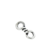 Sterling Silver Twisted Wire Bead Connector - FS4802