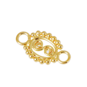 Vermeil Gold-Plated Filigree Bead Connector - FS4805-V