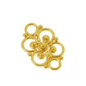 Vermeil Gold-Plated Filigree Bead Connector - FS4840-V