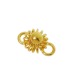 Vermeil Gold-Plated Sun Flower Bead Connector - FS4819-V