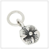 Sterling Silver Bali Flower Jewelry Charm - FS4532