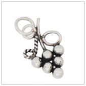 Sterling Silver Blackberry Jewelry Charm - FS4530