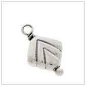 Sterling Silver Leaf Jewelry Charm - FS4509