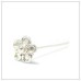 Sterling Silver Bali Flower Headpin - HP4142