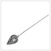 Sterling Silver Bali Petal Headpin - HP4138