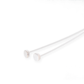 Sterling Silver Flat-Head Headpin - HF-15-26ga-40