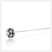 Sterling Silver Flower Headpin - HP4137xL