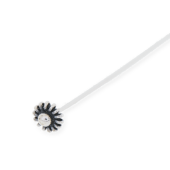 Sterling Silver Sun Flower Headpin - HP4134M