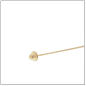 Vermeil Gold-Plated Big Ball Headpin - HP4130-M-V