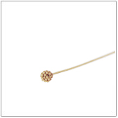 Vermeil Gold-Plated Stardust Headpin - HP4135M-V