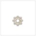 Sterling Silver Daisy Bead Spacer - SS3005