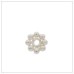 Sterling Silver Daisy Bead Spacer - SS3004