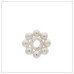 Sterling Silver Daisy Bead Spacer - SS3007