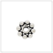 Sterling Silver Daisy Bead Spacer - SS3008