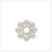 Sterling Silver Daisy Bead Spacer - SS3008