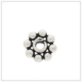 Sterling Silver Daisy Bead Spacer - SS3009