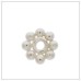 Sterling Silver Daisy Bead Spacer - SS3009